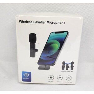 Wireless Lavalier Microphone - 20m Reception, Plug and Play for Live Shows